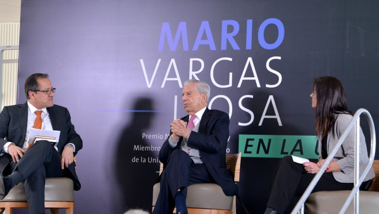 Mario Vargas Llosa, Premio Nobel de Literatura, visitó la UAI