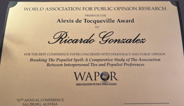 LEAS UAI obtiene el premio Alexis de Tocqueville Award de WAPOR